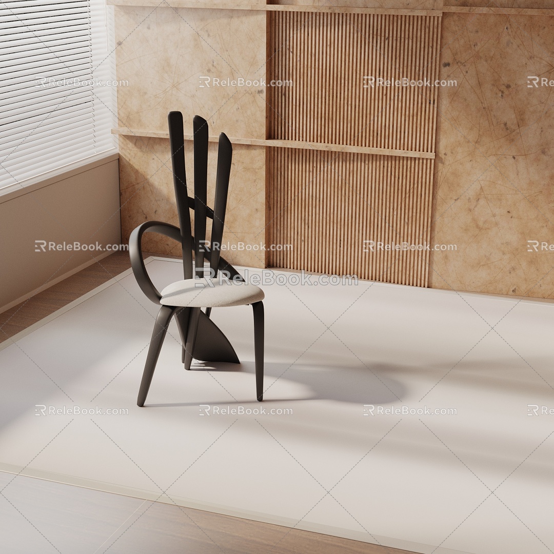 Modern Dining Chair 3d model