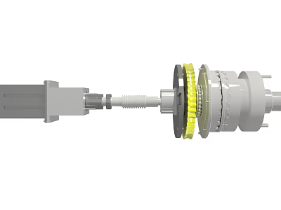 High Quality Automotive Parts Shaft Gear Mechanical Structure for Vehicle Transmission 3d model