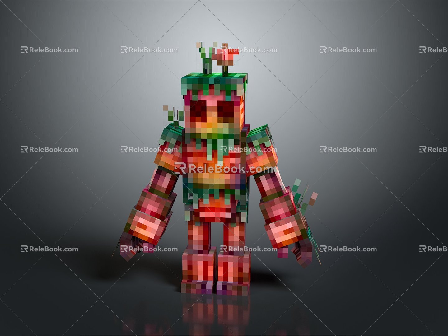 Toy Pixel Figure Toy Next Generation Item 3 Print 3d model