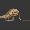 mechanical kangaroo machine kangaroo mech kangaroo sci-fi kangaroo cyberpunk kangaroo 3d model