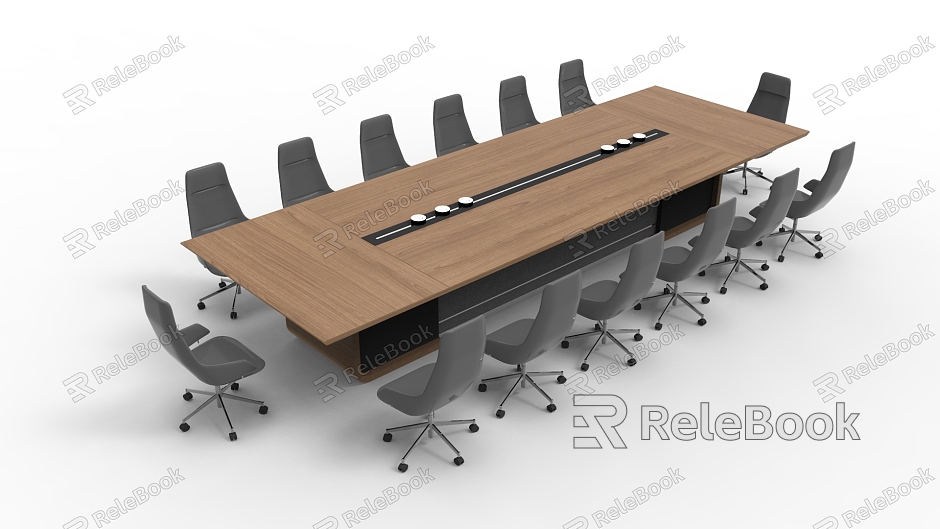 Modern Conference Table and Chair Conference Table model