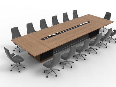 Modern Conference Table and Chair Conference Table model