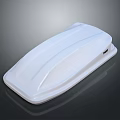 Sleek White Curved Cover With Smooth Surface And Modern Design For Appliance Housing