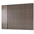 Modern Textured Background Wall With Vertical Striped Pattern And Neutral Color Palette 3d model