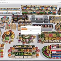 Various Supermarket Display Shelves For Organized Fruit Vegetable And Product Storage