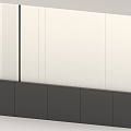 Background wall wall 3d model