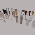 Various Colored Curtains in Different Materials for Modern Home Window Decoration