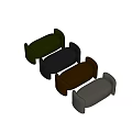 Quiet sofa stool 3d model