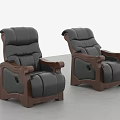 Modern Ergonomic Office Chair With Adjustable Height Lumbar Support And Leather Upholstery For Home Office