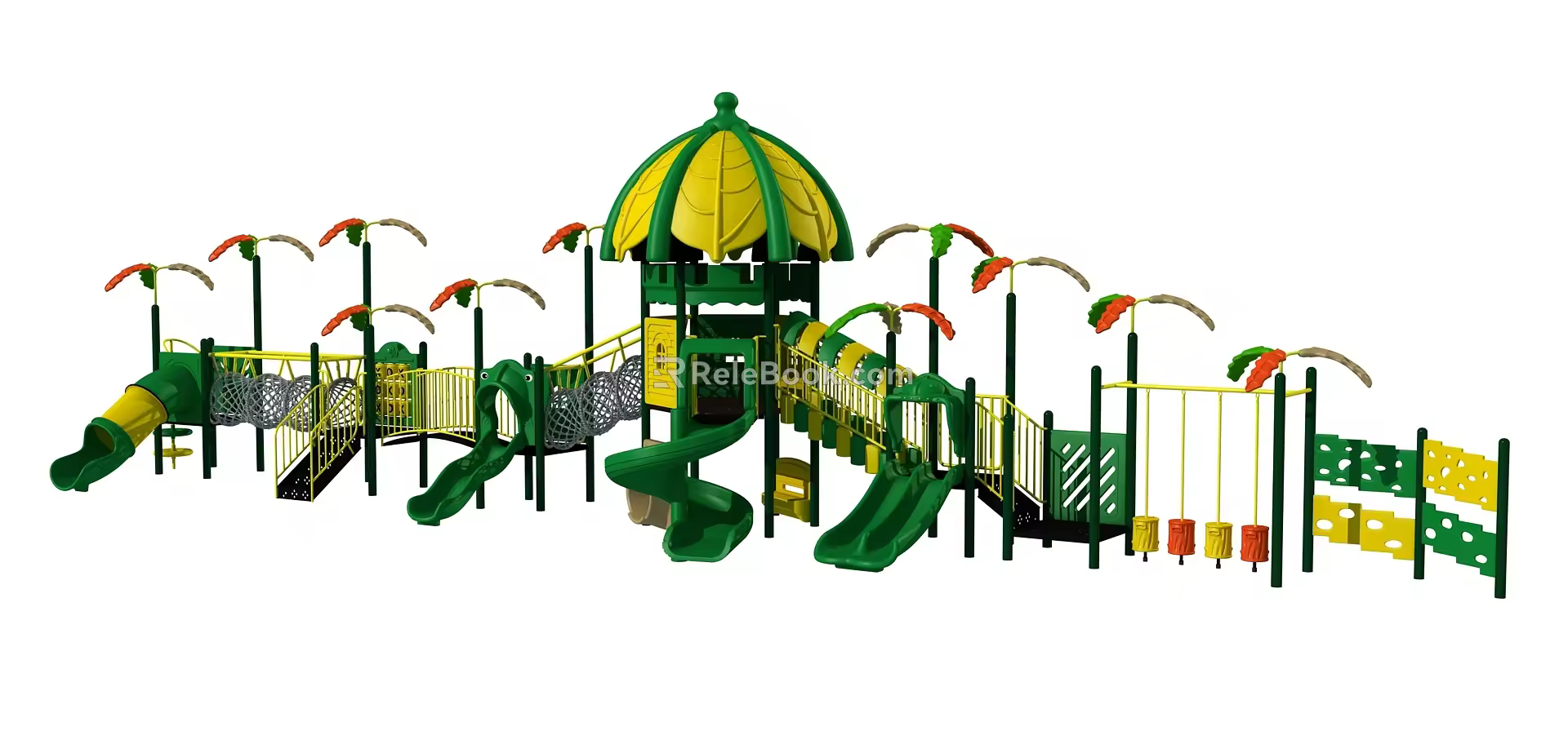 Modern slide large toy 3d model