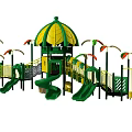 Modern slide large toy 3d model