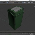 Trash Can Large Trash Can Outdoor Trash Can Community Trash Can Park Trash Can Low Face Number Low Model Simple Model Game Video Level Super Realistic 3d model