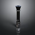 Black Silver Cylindrical Measuring Tool With Scales Top Opening And Knob