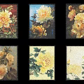 Vibrant Botanical Paintings Showcasing Yellow Flowers Green Leaves And Various Artistic Designs