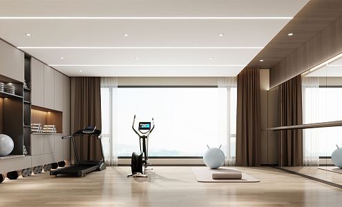 Modern Gym 3d model