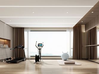 Modern Gym 3d model