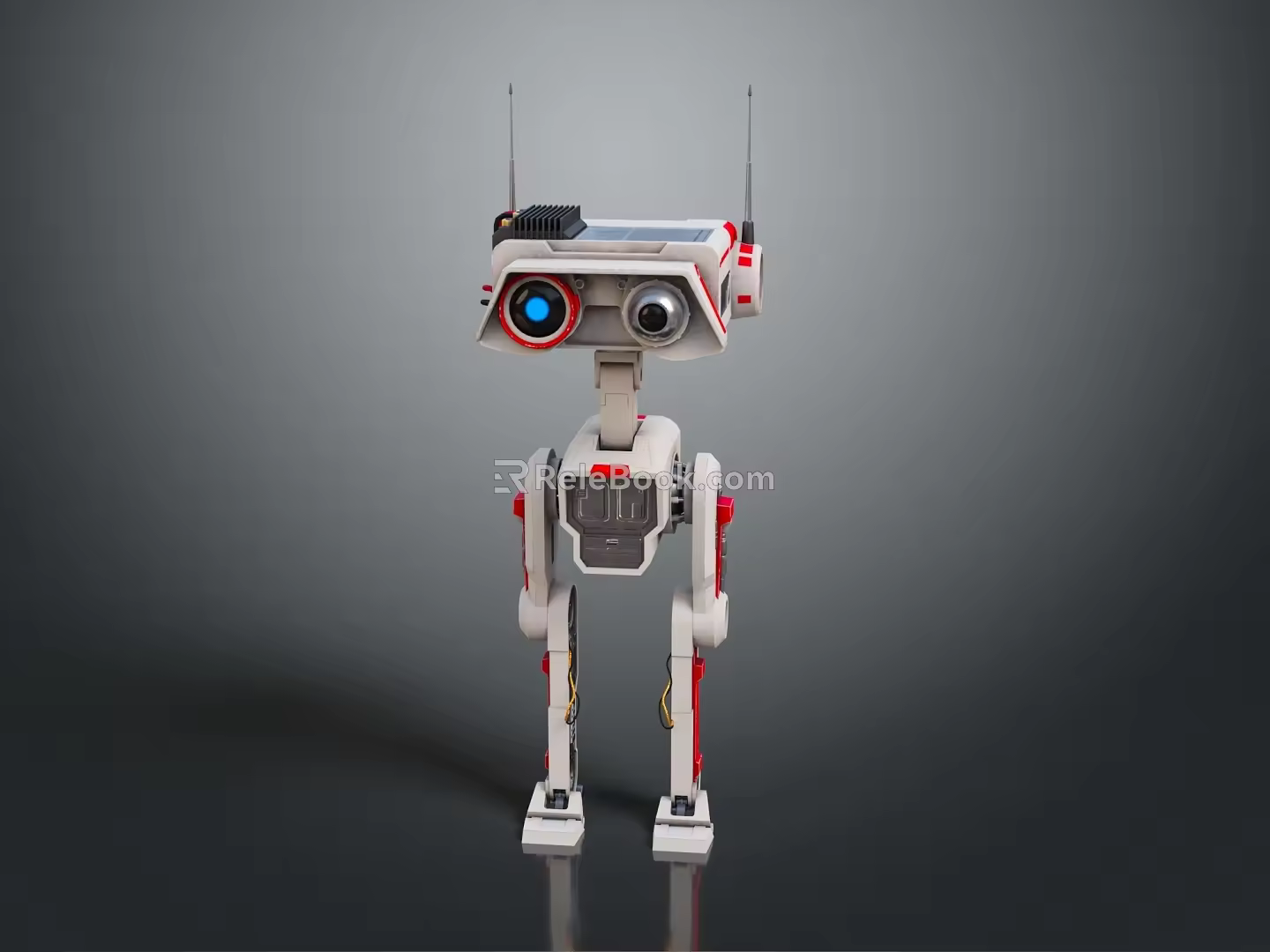 Robot Number Five Robot Toy Science Fiction Robot Figure 3d model