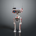 Robot Number Five Robot Toy Science Fiction Robot Figure 3d model
