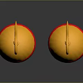 Elegant Teardrop Shaped Earrings with Yellow Red Gemstone Shiny Design For Fashion Jewelry