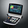 Advanced Medical Monitoring Equipment With Large Display Real Time Data Charts And Control Panel