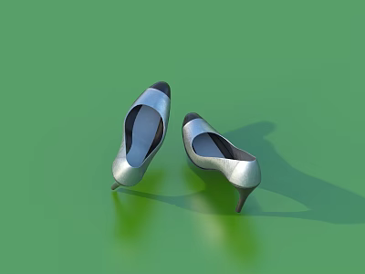 Shoes, leather shoes, daily necessities 3d model