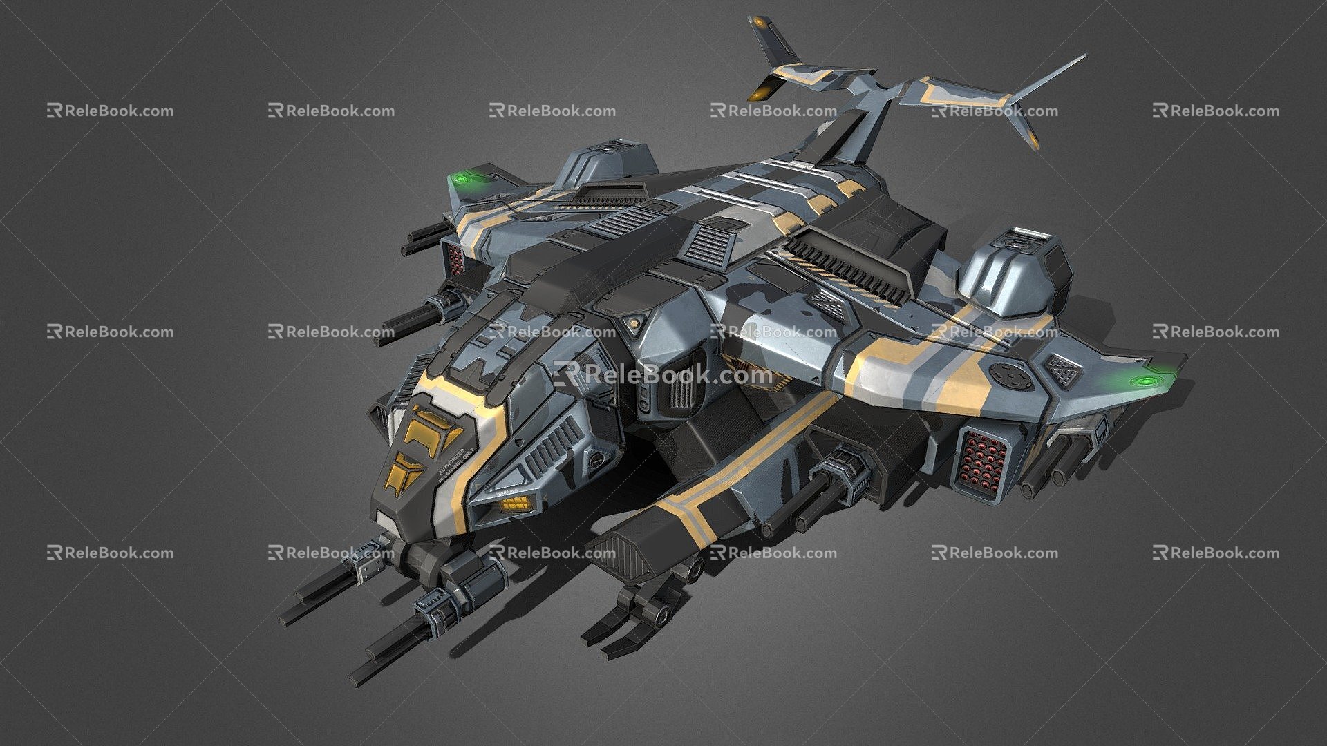 Weapon class spaceship model