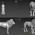 Lion 3d model