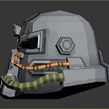 Sci-Fi Helmet Alien Helmet High Tech Helmet Game Helmet 3d model