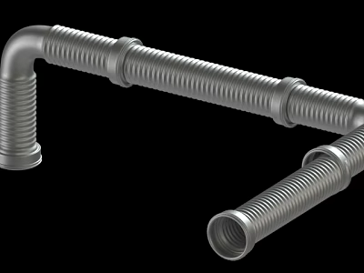 Modern Piping 3d model