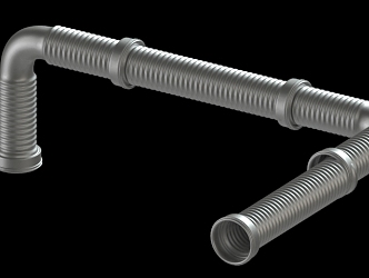 Modern Piping 3d model