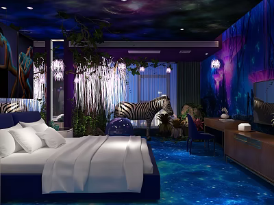 Modern Theme Room Sexy Theme Room 3d model