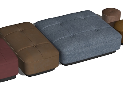 Modern sofa stool sofa stool pedal public seat model