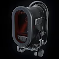 Tactical Heavy Duty Weapon With Metallic Circular Front Handles Control Panel And DEEP PRO Label