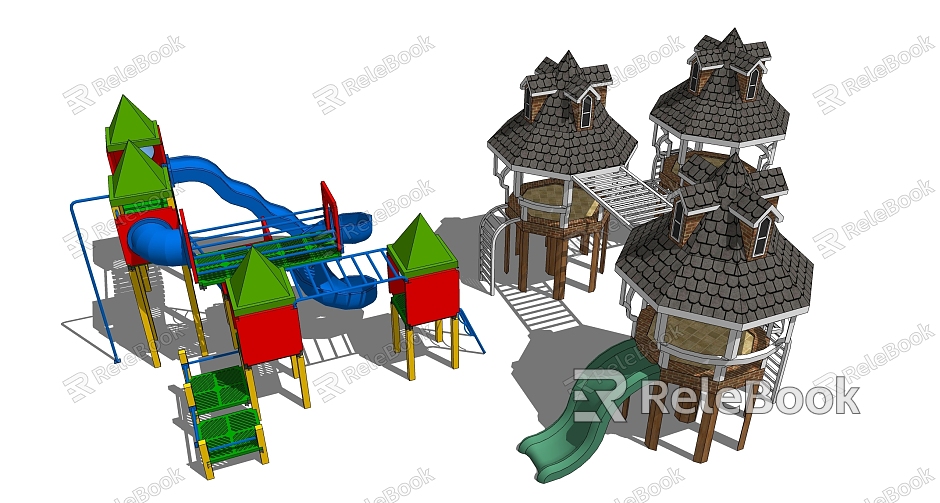 Children's landscape amusement park model