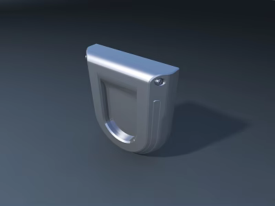 Public Facility Metal Fixture Featuring Modern Design And Sturdy Construction For Public Areas 3d model