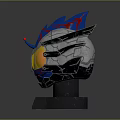 Sci-Fi Helmet Alien Helmet High Tech Helmet Game Helmet 3d model