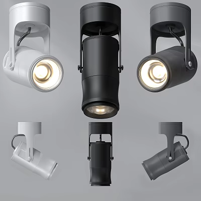 Modern spotlights 3d model