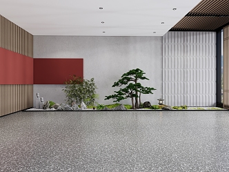 Interior landscaping 3d model