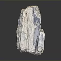 Natural Wooden Stone Block with Unique Texture Raw Structure and Appearance 3d model