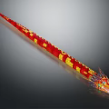 Traditional Red Dragon Boat Adorned With Golden Dragon Patterns And Ornate Head Details