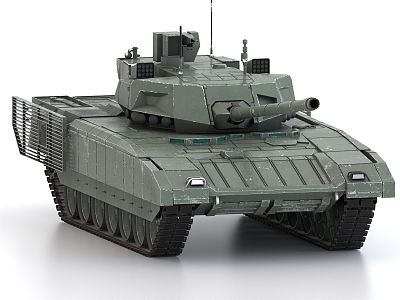 T14 Main Battle Tank Armata Tank Russian Tank 3d model