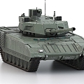 T14 Main Battle Tank Armata Tank Russian Tank 3d model