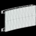 High Tech Transparent Display Panel With Digital Data Screens And Interface