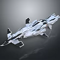 Modern Sleek Black And White Watercraft With High Speed Aerodynamic Design