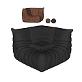 Bob Lazy Sofa Single Sofa Leather Sofa Casual Sofa 3d model