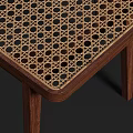 Stylish Modern Outdoor Chair With Wooden Frame And Woven Rattan Seat For Garden Patio Use