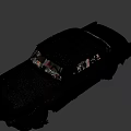 Rusty Vintage Classic Car With Old Exterior And Retro Design Features