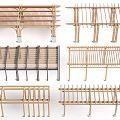 Various Slatted Pergola Designs In Wood And Metal For Outdoor Garden Use