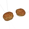 Golden Brown Swirled Cinnamon Rolls With Soft Texture Freshly Baked For Breakfast Treat