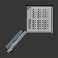 Samsung Silver Desktop Computer Tower With Dual Panel And Control Interface Design